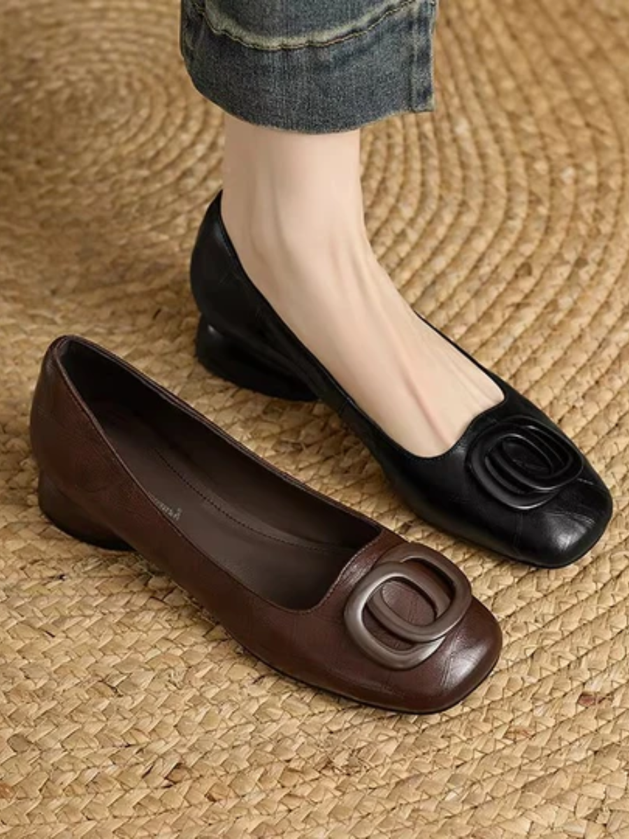 Anna™ - Leather Flats