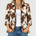 Holliday™ - Ruffled Cow-Print Outerwear